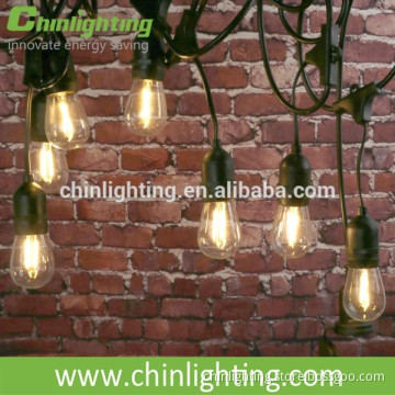 Christmas waterproof S14 E26 edison decorative garden christmas led light string